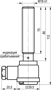 Габариты OS AT42A-31P-10-LZ